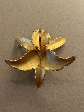 Giovanni Orchid Brooch-Signed